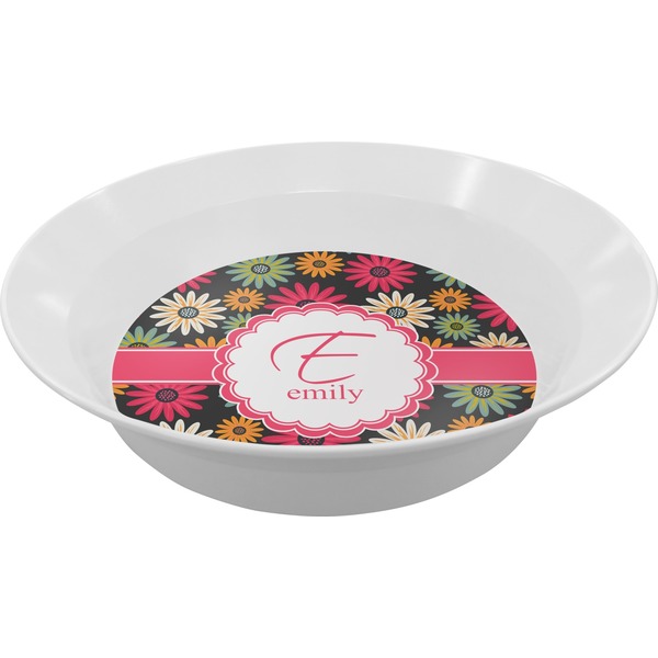 Custom Daisies Melamine Bowl - 12 oz (Personalized)