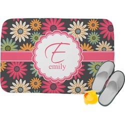 Daisies Memory Foam Bath Mat - 24"x17" (Personalized)