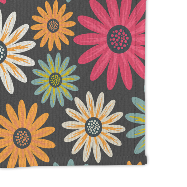 Daisies Microfiber Dish Rag - DETAIL