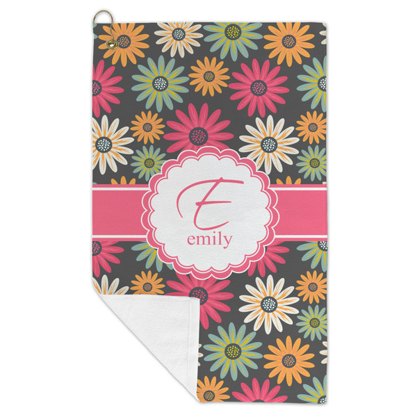 Daisies Microfiber Golf Towels - FOLD