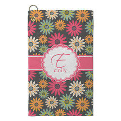 Daisies Microfiber Golf Towel - Small (Personalized)