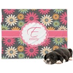 Daisies Dog Blanket - Large (Personalized)