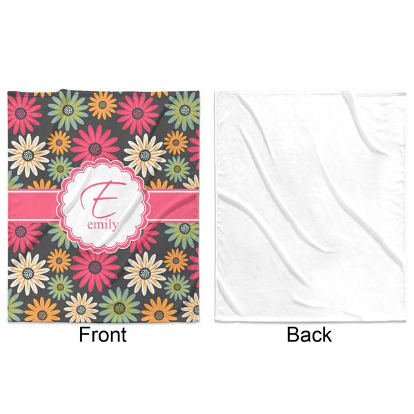 Daisies Minky Blanket - 50"x60" - Single Sided - Front & Back