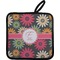 Daisies Pot Holder w/ Name and Initial