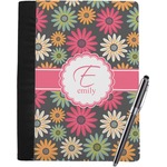 Daisies Notebook Padfolio - Large w/ Name and Initial