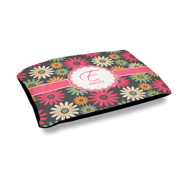 Custom Daisies Outdoor Dog Bed - Medium (Personalized)