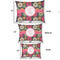 Daisies Outdoor Dog Beds - SIZE CHART