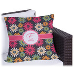 Daisies Outdoor Pillow (Personalized)