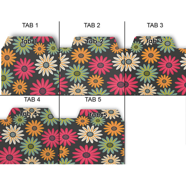Daisies Page Dividers - Set of 5 - Approval