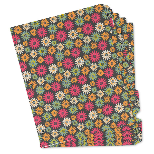 Custom Daisies Binder Tab Divider Set (Personalized)