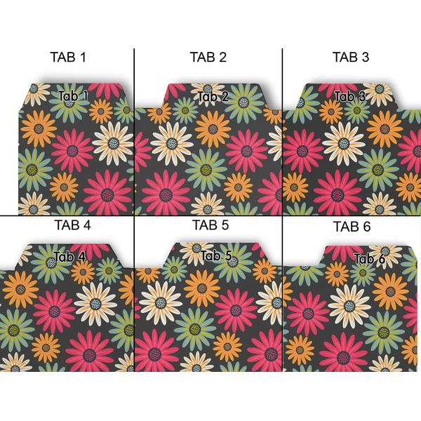 Daisies Page Dividers - Set of 6 - Approval