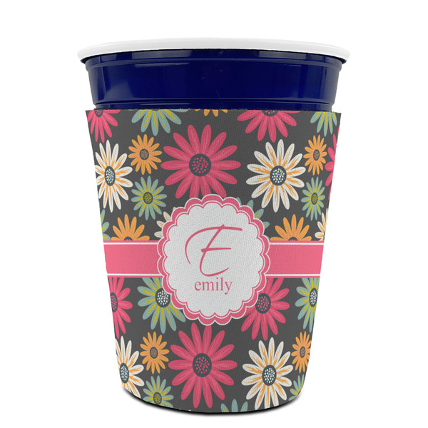 Daisies Party Cup Sleeves - without bottom - FRONT (on cup)