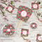 Daisies Party Supplies Combination Image - All items - Plates, Coasters, Fans