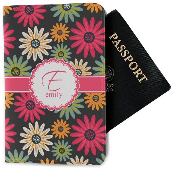 Custom Daisies Passport Holder - Fabric (Personalized)