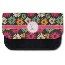 Daisies Canvas Pencil Case w/ Name and Initial