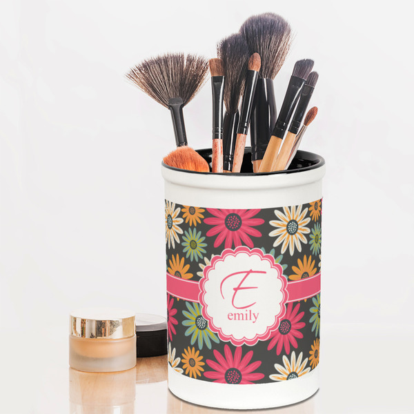 Daisies Pencil Holder - LIFESTYLE makeup