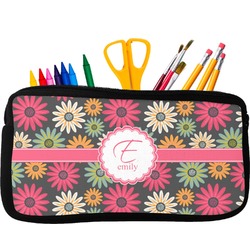 Daisies Neoprene Pencil Case (Personalized)