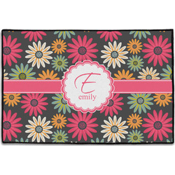 Daisies Door Mat - 36"x24" (Personalized)