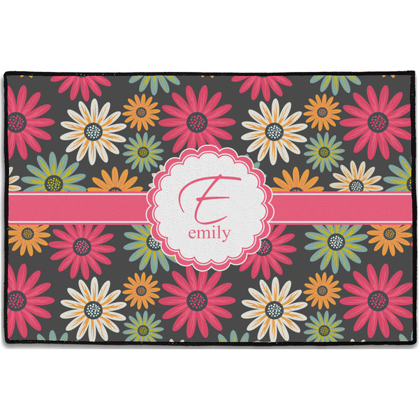 Daisies Personalized Door Mat - 36x24 (APPROVAL)
