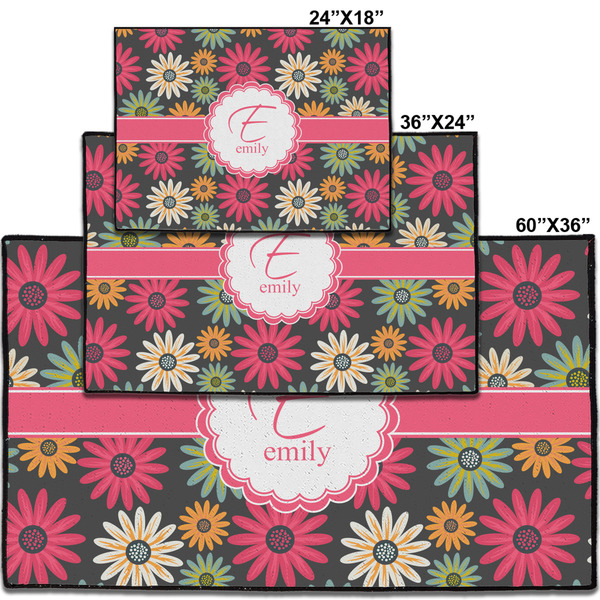 Daisies Personalized Door Mat - Group Parent IMF