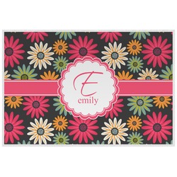 Daisies Laminated Placemat w/ Name and Initial