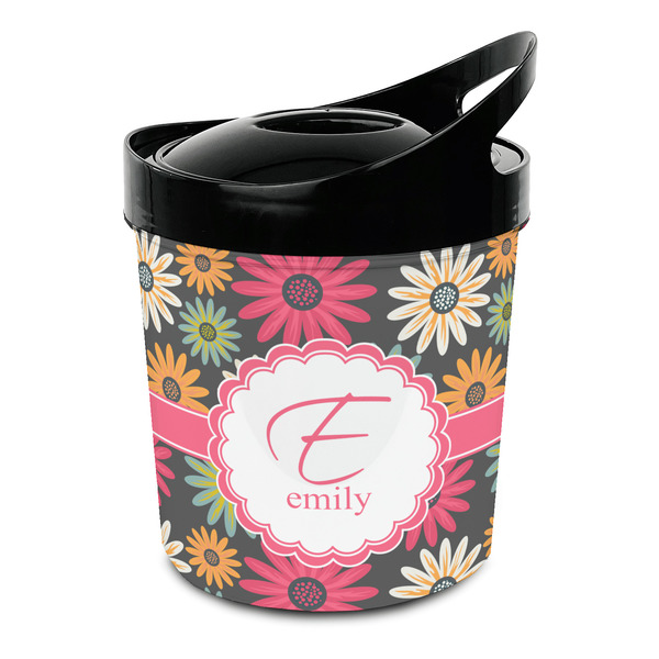 Custom Daisies Plastic Ice Bucket (Personalized)