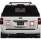 Daisies Personalized Square Car Magnets on Ford Explorer