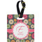 Daisies Personalized Square Luggage Tag