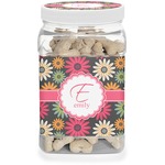 Daisies Dog Treat Jar (Personalized)