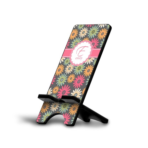 Custom Daisies Cell Phone Stand (Large) (Personalized)