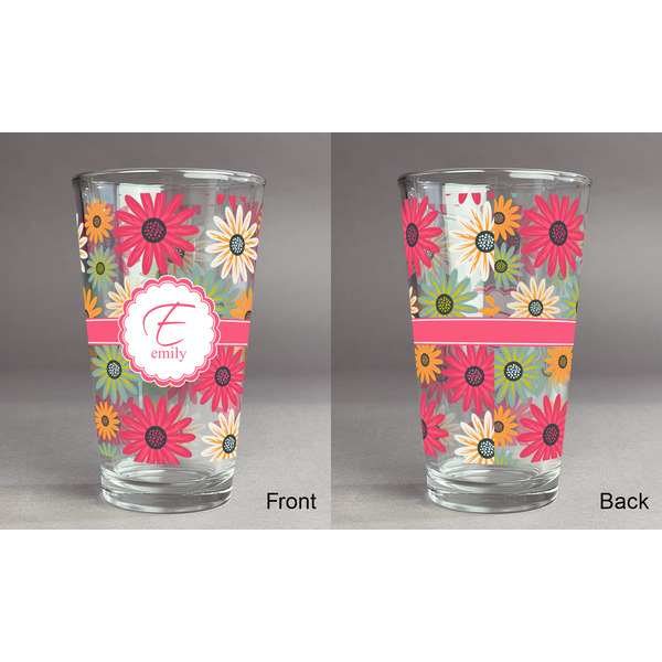 Daisies Pint Glass - Full Fill w Transparency - Approval