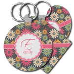 Daisies Plastic Keychain (Personalized)