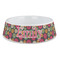 Daisies Plastic Dog Bowl - Large (Personalized)