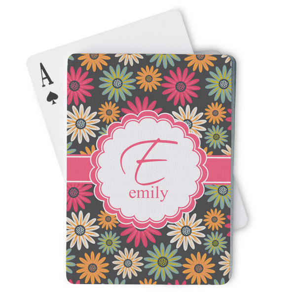 Custom Daisies Playing Cards (Personalized)