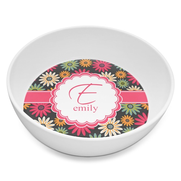 Custom Daisies Melamine Bowl - 8 oz (Personalized)