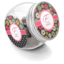 Daisies Puppy Treat Jar (Personalized)