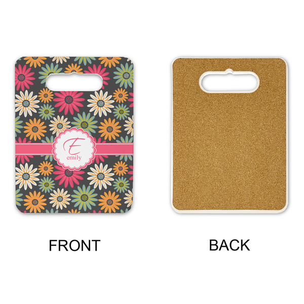 Daisies Rectangle Trivet with Handle - APPROVAL