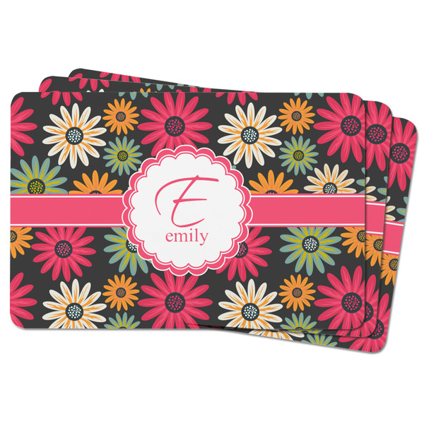 Daisies Rectangular Fridge Magnet - THREE