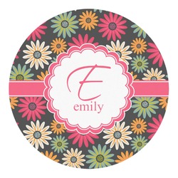 Daisies Round Decal (Personalized)