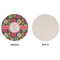 Daisies Round Linen Placemats - APPROVAL (single sided)