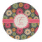 Daisies Round Linen Placemats - FRONT (Single Sided)