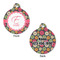 Daisies Round Pet ID Tag - Large - Approval
