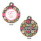 Daisies Round Pet Tag - Front & Back