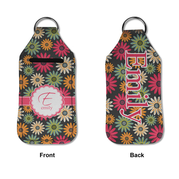 Daisies Sanitizer Holder Keychain - Large APPROVAL (Flat)