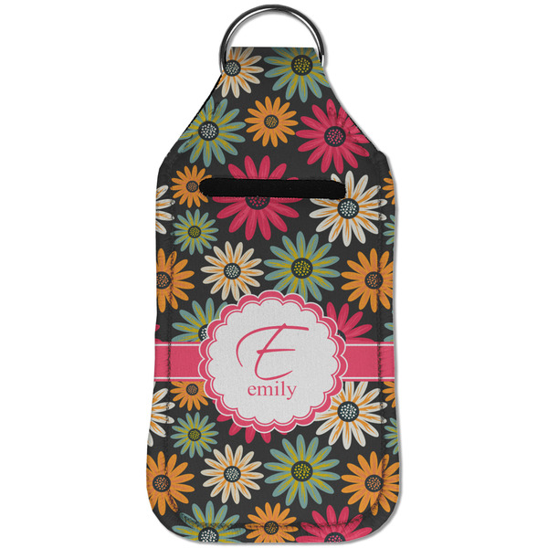 Daisies Sanitizer Holder Keychain - Large (Front)