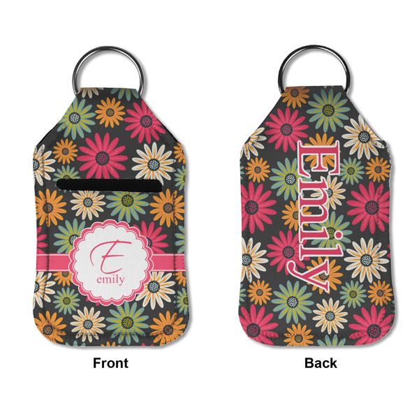 Daisies Sanitizer Holder Keychain - Small APPROVAL (Flat)