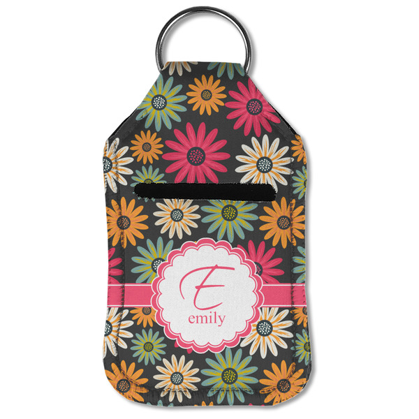 Daisies Sanitizer Holder Keychain - Small (Front Flat)