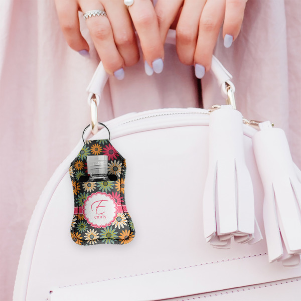 Daisies Sanitizer Holder Keychain - Small (LIFESTYLE)