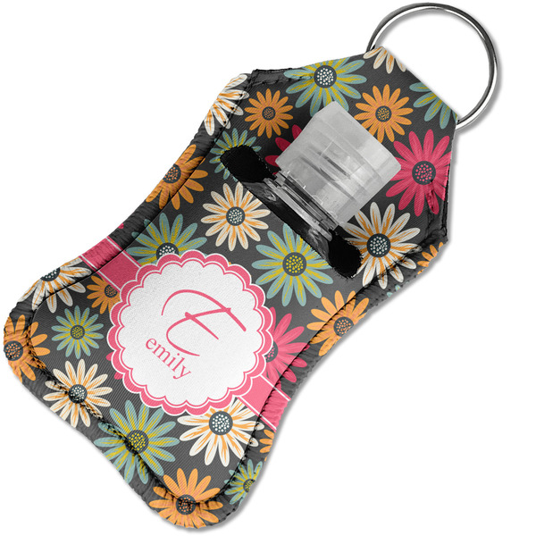 Daisies Sanitizer Holder Keychain - Small in Case