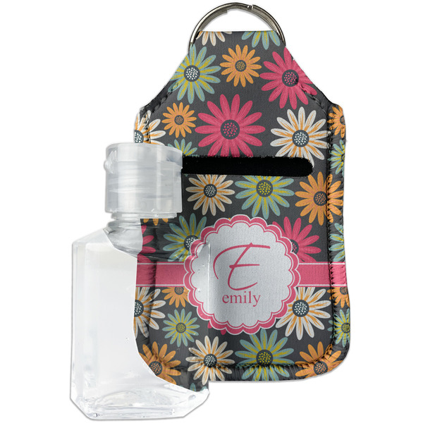 Custom Daisies Hand Sanitizer & Keychain Holder - Small (Personalized)